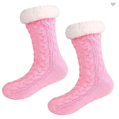 Unisex Winter Thick Anti-slip Fuzzy Slipper Socks