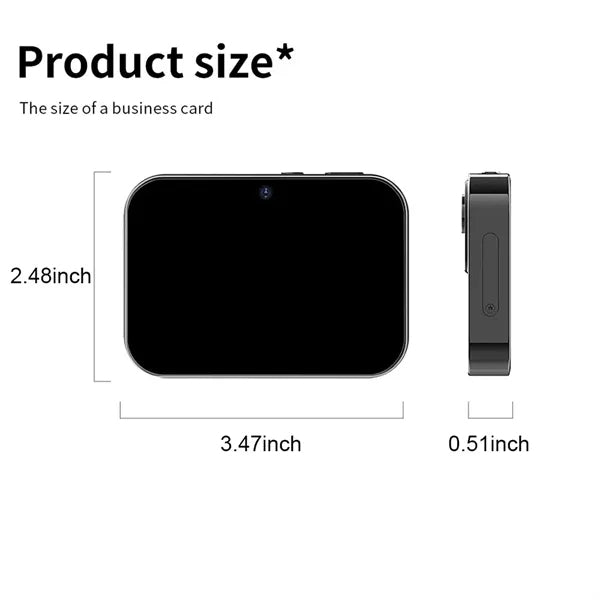 Touch Screen Triple Lens Digital Camera with Autofocus