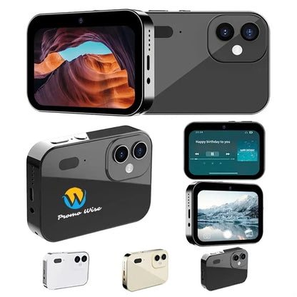 Touch Screen Triple Lens Digital Camera with Autofocus