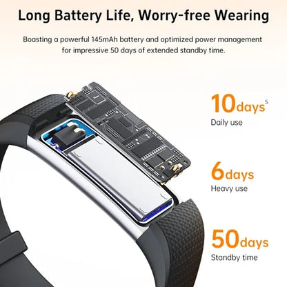 Smart Watch with IP68 Waterproof Fitness Tracker