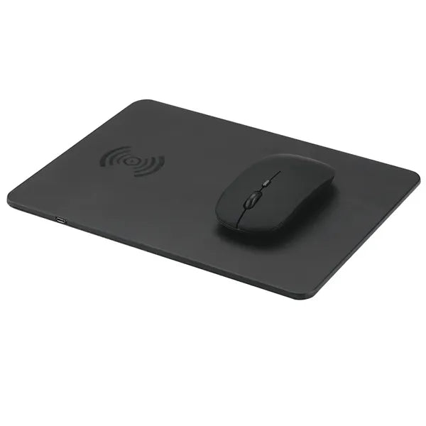 2-in-1 Leather Magnetic Wireless Charging Mouse Pad