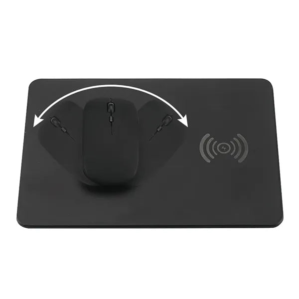 2-in-1 Leather Magnetic Wireless Charging Mouse Pad