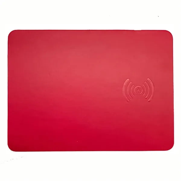 2-in-1 Leather Magnetic Wireless Charging Mouse Pad