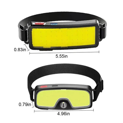 Intelligent Power Display Chargeable Outdoor Headlamp