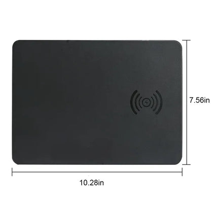 2-in-1 Leather Magnetic Wireless Charging Mouse Pad