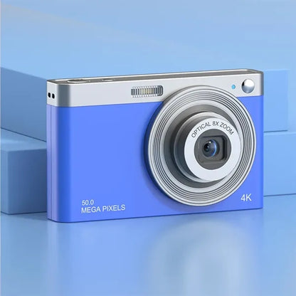 4K HD Screen Compact Portable Digital Camera with Hand Strap
