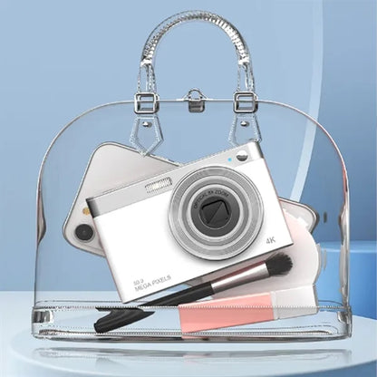 4K HD Screen Compact Portable Digital Camera with Hand Strap