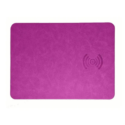 2-in-1 Leather Magnetic Wireless Charging Mouse Pad