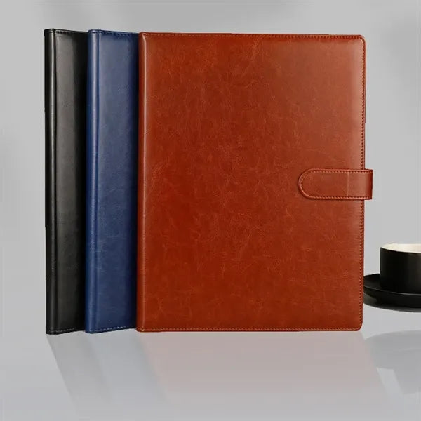 A4 Business Versatile Padfolio with Magnetic Buckle