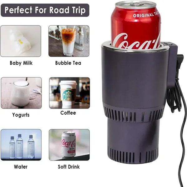 2-in-1 Cooler Warmer Car Cup with LED Temperature Display