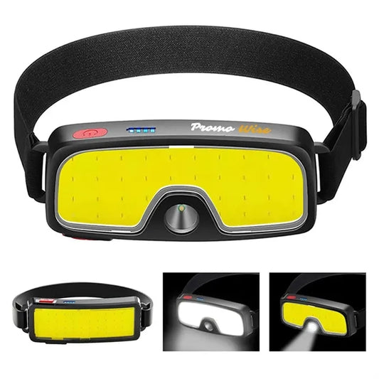 Intelligent Power Display Chargeable Outdoor Headlamp