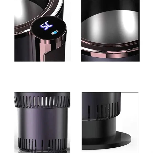 2-in-1 Cooler Warmer Car Cup with LED Temperature Display