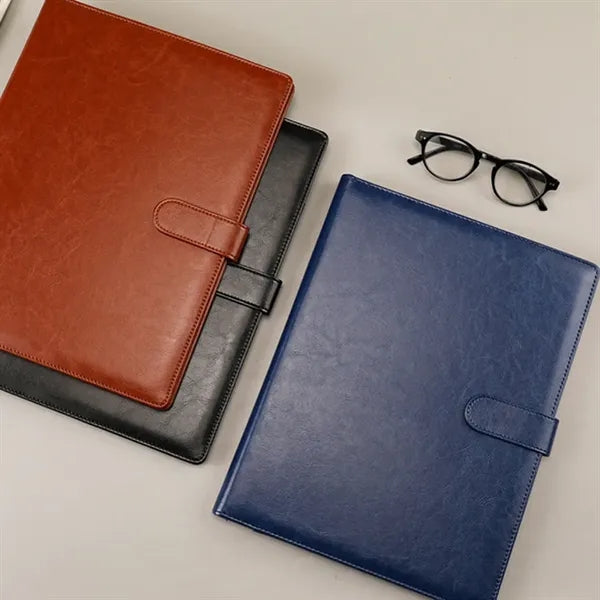 A4 Business Versatile Padfolio with Magnetic Buckle