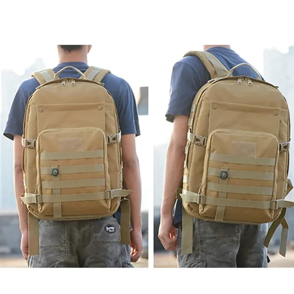41L Large Capacity Tactical Outdoor Rucksack with Compass
