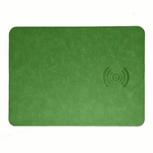 2-in-1 Leather Magnetic Wireless Charging Mouse Pad