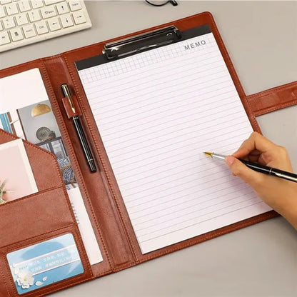 A4 Business Versatile Padfolio with Magnetic Buckle