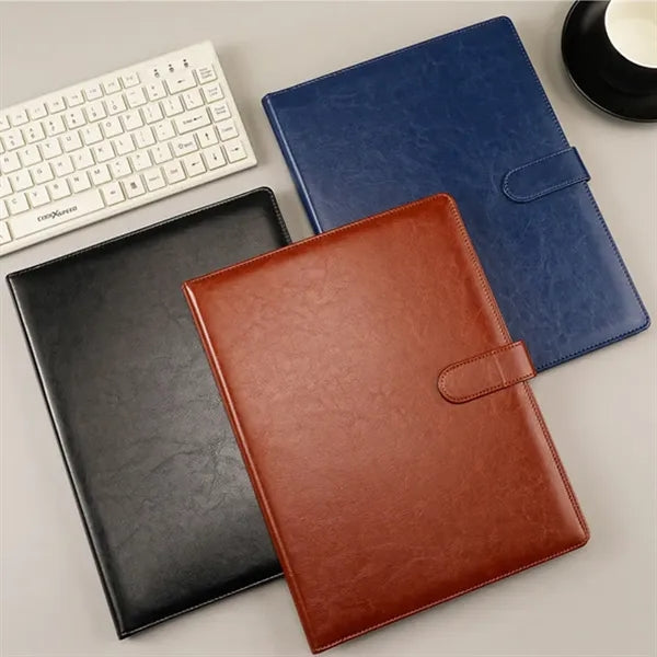 A4 Business Versatile Padfolio with Magnetic Buckle