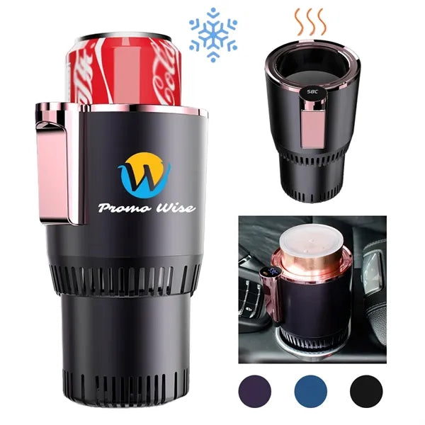 2-in-1 Cooler Warmer Car Cup with LED Temperature Display