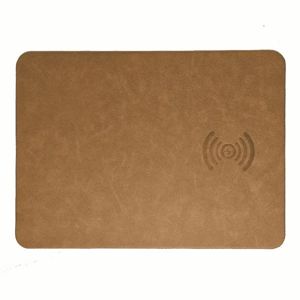2-in-1 Leather Magnetic Wireless Charging Mouse Pad