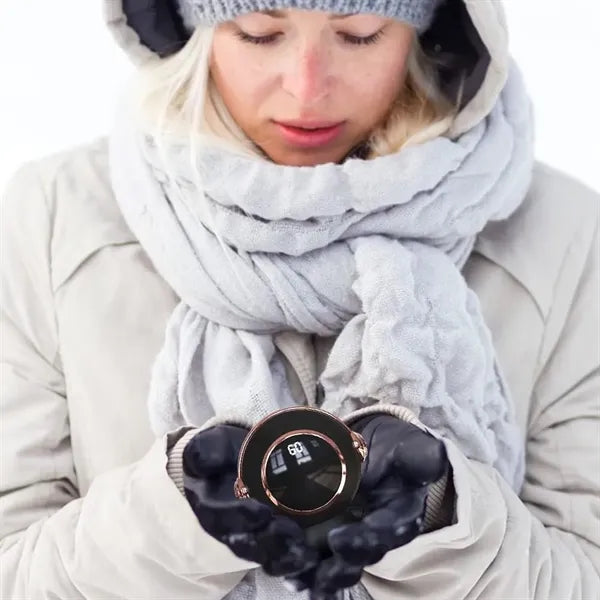 Rechargeable Hand Warmer with Temperature Display