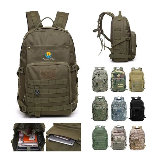 41L Large Capacity Tactical Outdoor Rucksack with Compass