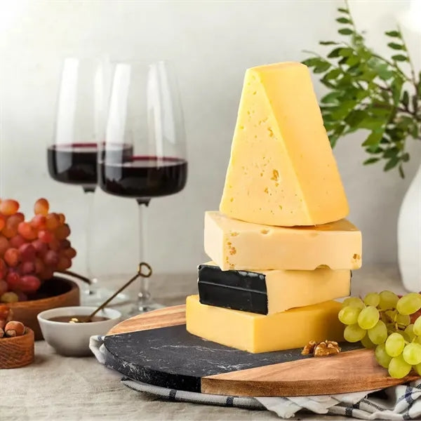 Christmas Wood Marble Serving Cheese Tray Cutting Board
