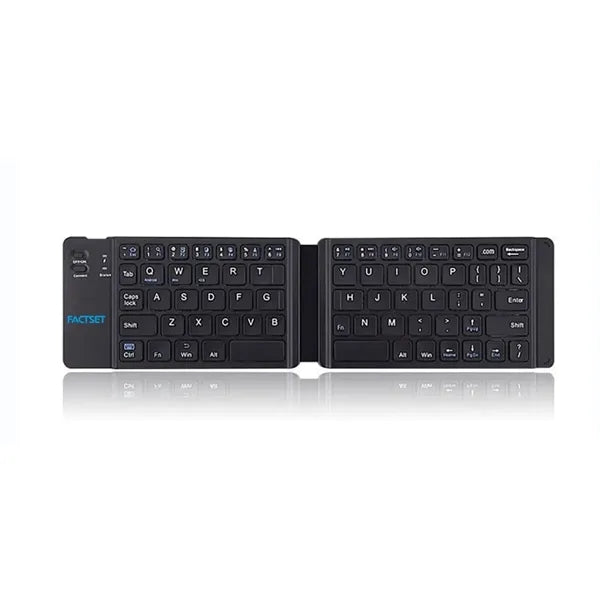 Light weight folding keyboard with rechargeable battery