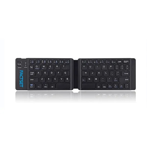 Light weight folding keyboard with rechargeable battery