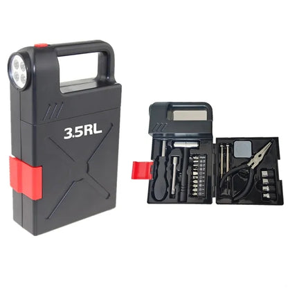 LED Flashlight 21-Piece Tool Set