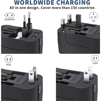 Travel Adapter with USB-C