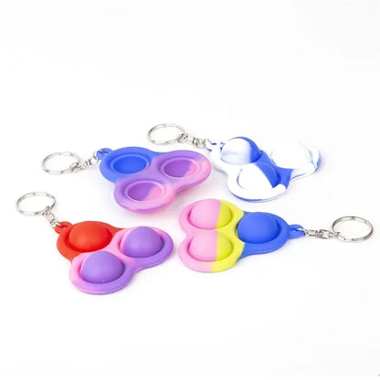 Silicone Squeeze Fidget Keychain