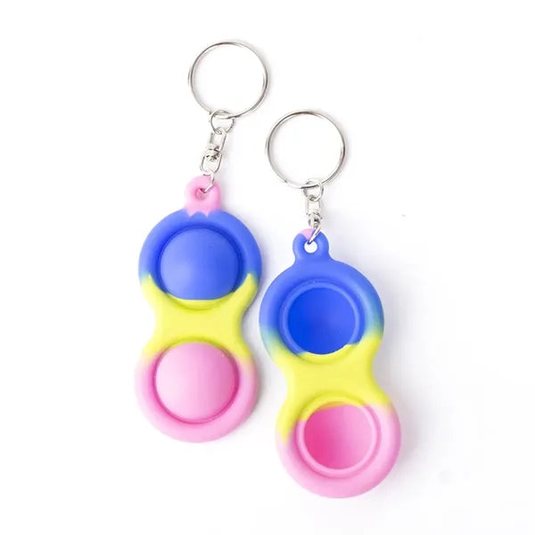 Silicone Squeeze Fidget Keychain