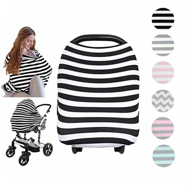 Stretchy Infant Canopy Baby Privacy Nursing Cover