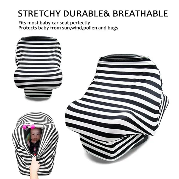 Stretchy Infant Canopy Baby Privacy Nursing Cover