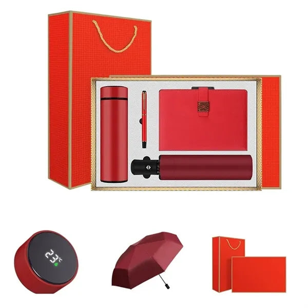 Business Gift Set Thermos Cup Umbrella Souvenir Kit