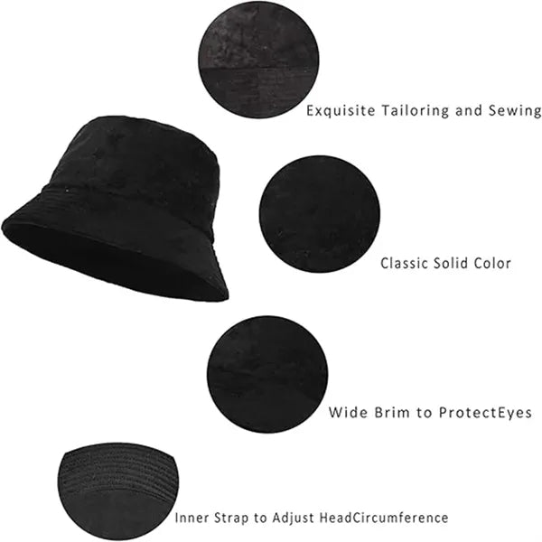 Cute Travel Terry Cloth Bucket Hat