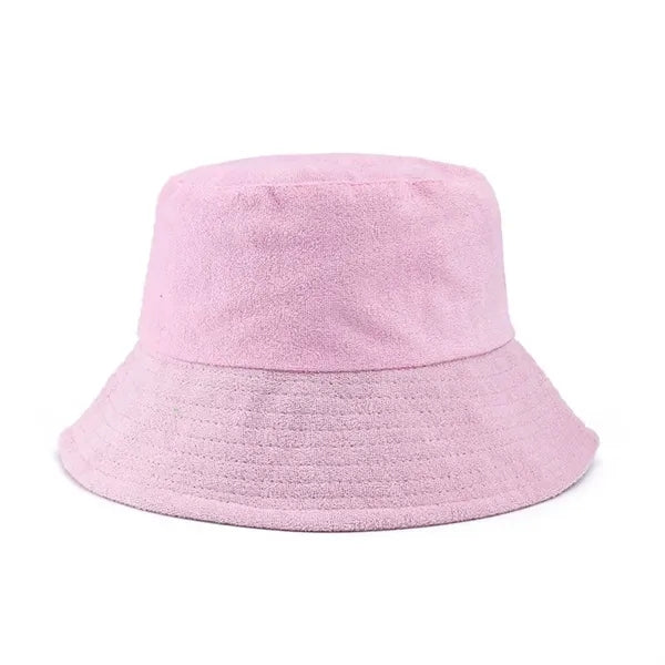 Cute Travel Terry Cloth Bucket Hat