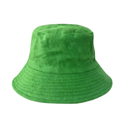 Cute Travel Terry Cloth Bucket Hat