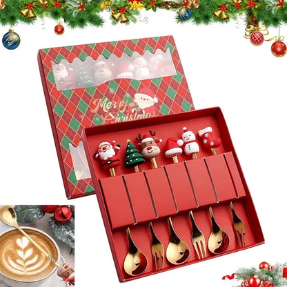 Christmas Fork Spoon Set