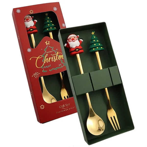 Christmas Fork Spoon Set
