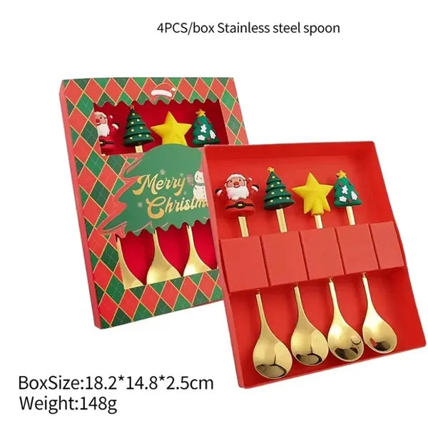 Christmas Fork Spoon Set