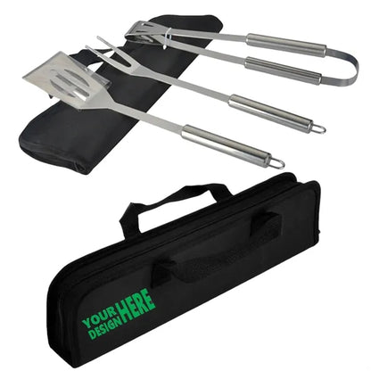 Stainless Steel 3PC BBQ Set
