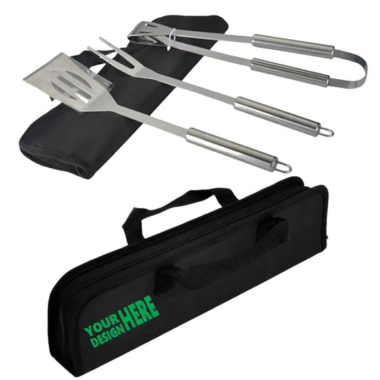 Stainless Steel 3PC BBQ Set