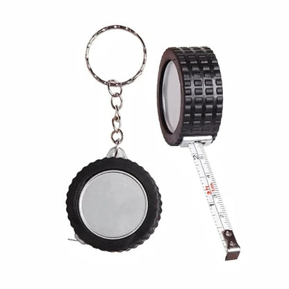 Tire Shape Tape Measure Keychain