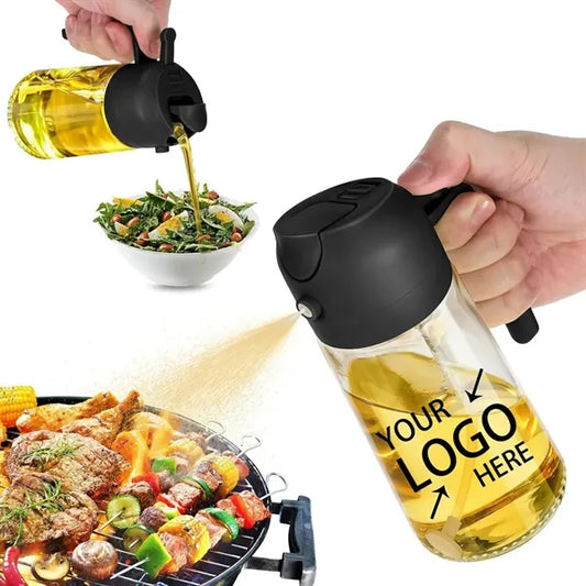 16oz Oil Dispenser And Sprayer Bottle for Kitchen