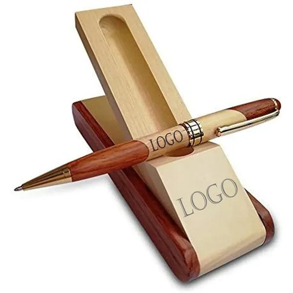Wooden Ballpoint Pen With Box Gift Set