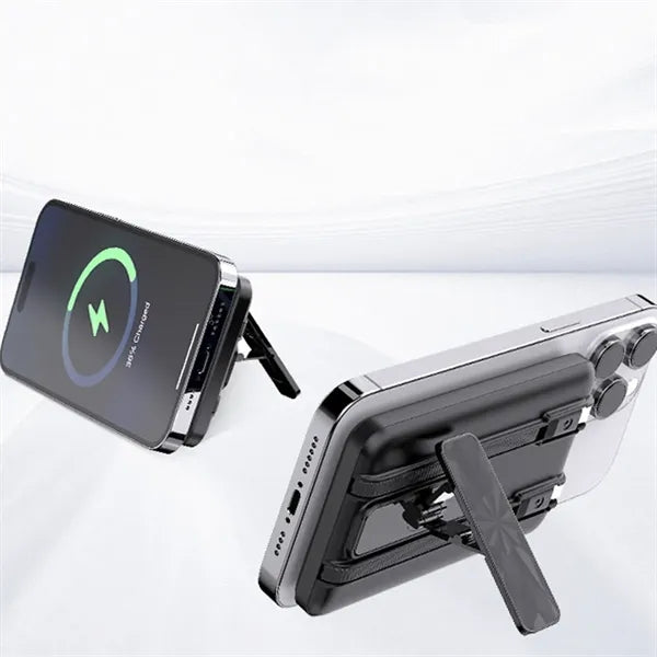 10000mah magnetic power bank with cable