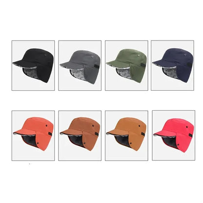 Winter Baseball Hat with Earflap