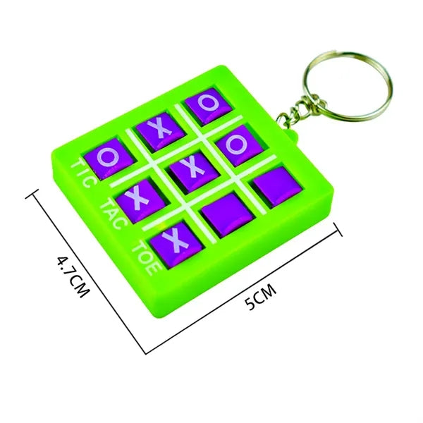 Tic Tac Toe Game Toys Keychain
