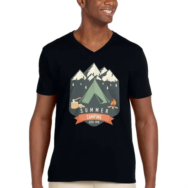 Gildan Adult Softstyle V-Neck T-shirt